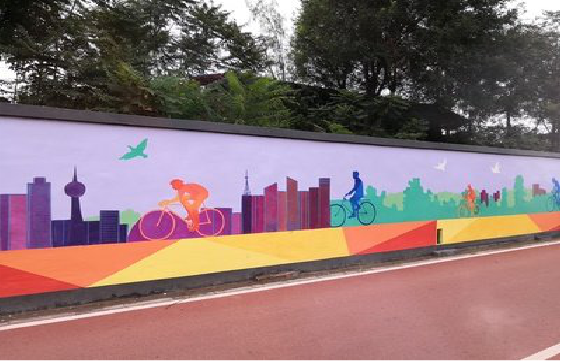 华坪墙体彩绘-围墙