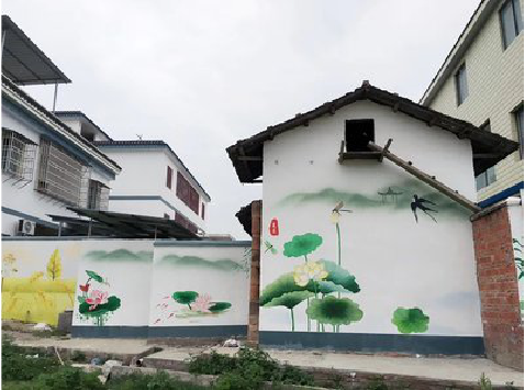 华坪室外墙绘-从选材到保养。