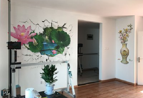 华坪墙体彩绘相比墙纸的优势。