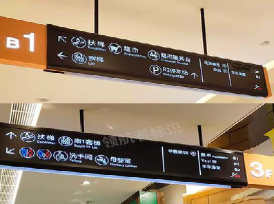 华坪如何通过商场标识牌引导客流分布？