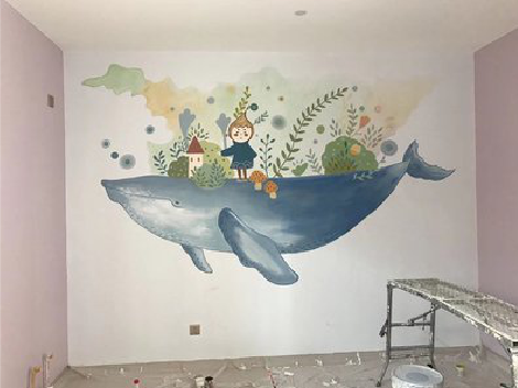 华坪手绘墙的特点及优势。