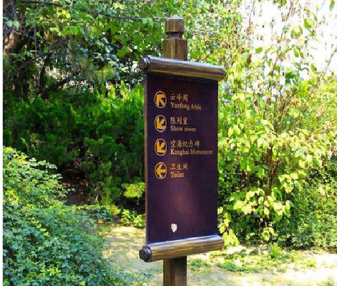 华坪标识牌与环境之间有什么关系？